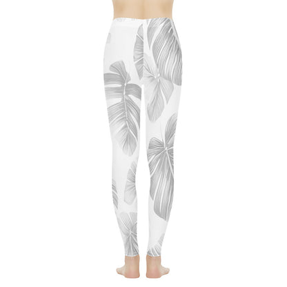 White Monstera Women's Leggings
