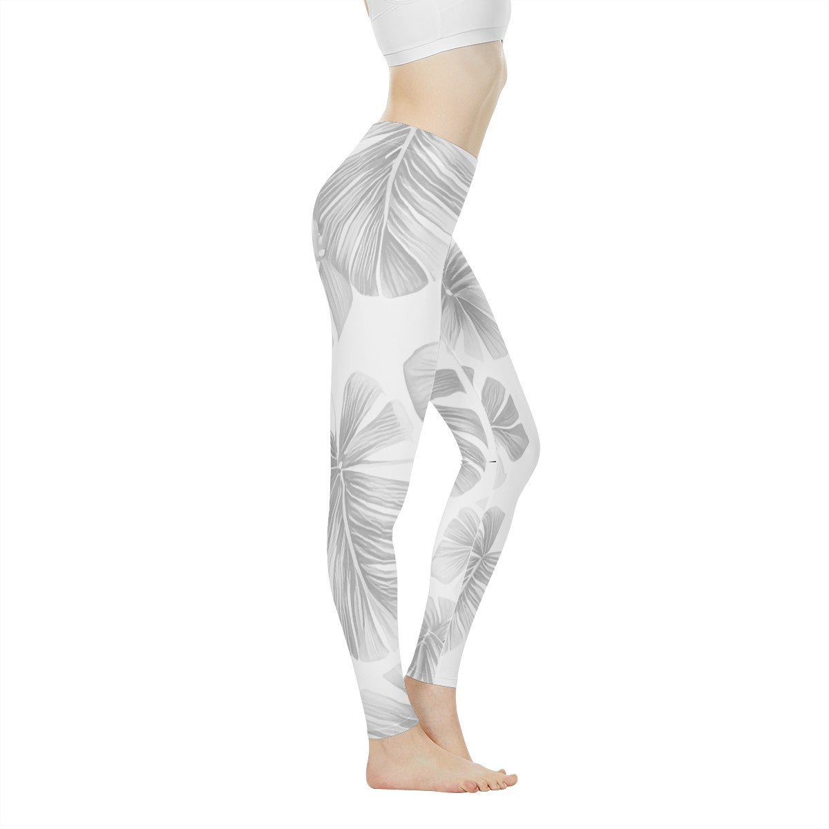 White Monstera Women's Leggings