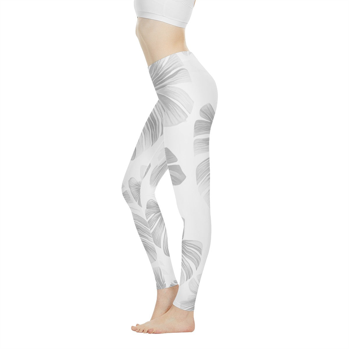 White Monstera Women's Leggings
