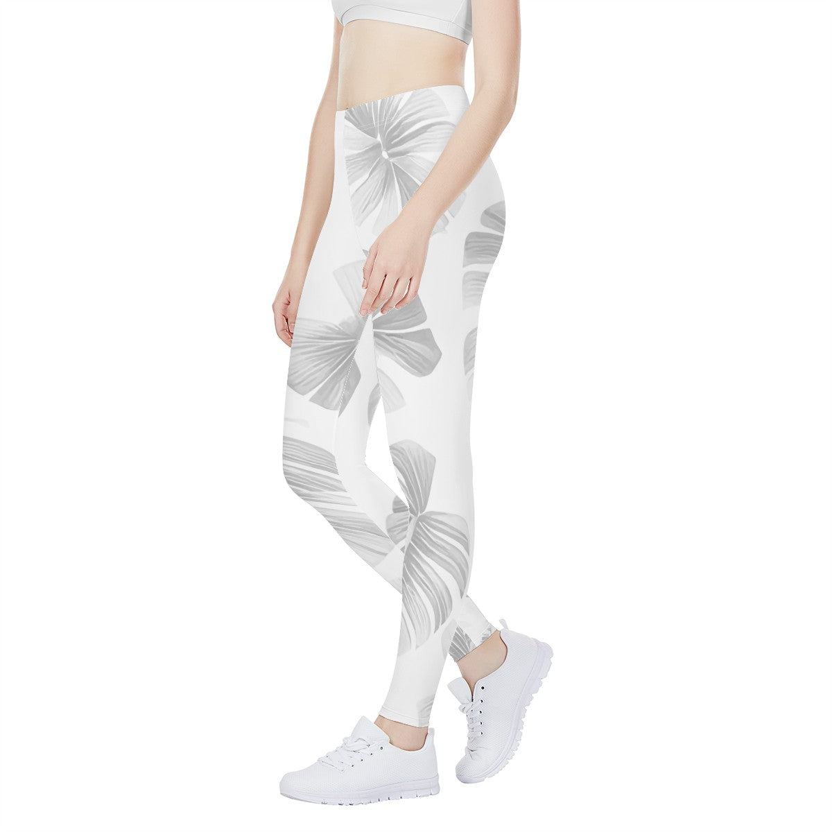 White Monstera Women's Leggings