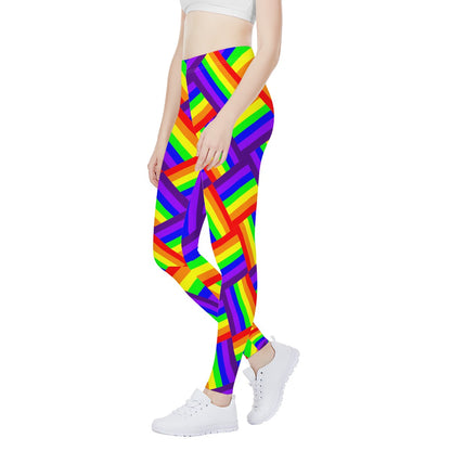 Rainbow Weave Women's Leggings