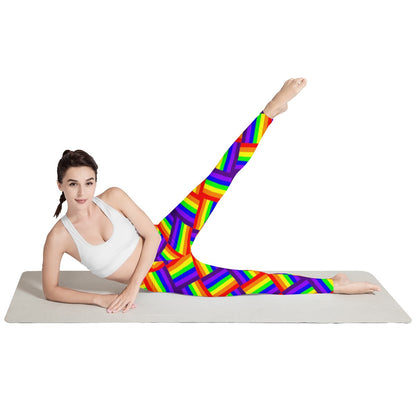 Rainbow Weave Women's Leggings