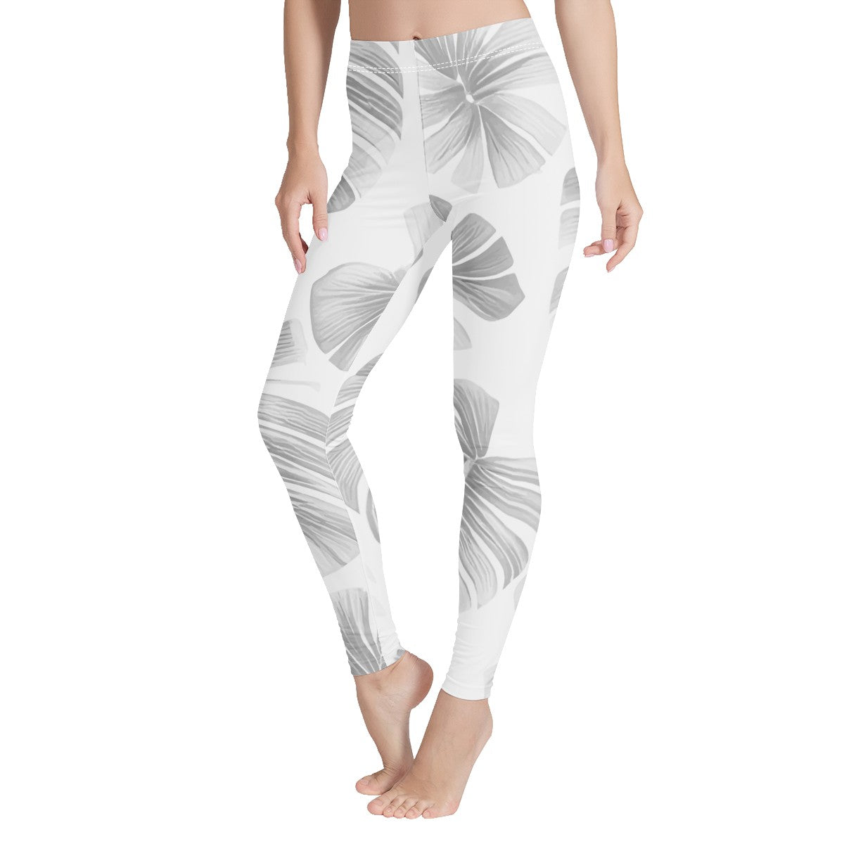White Monstera Women's Leggings
