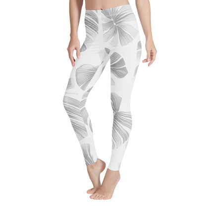 White Monstera Women's Leggings