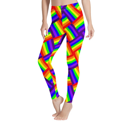 Rainbow Weave Women's Leggings