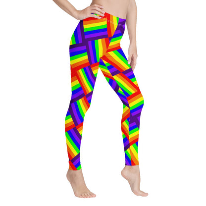 Rainbow Weave Women's Leggings