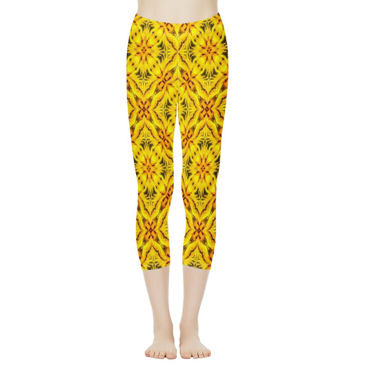 Yellow Toghu: traditional outfit of Northwestern Cameroon Women's Capris