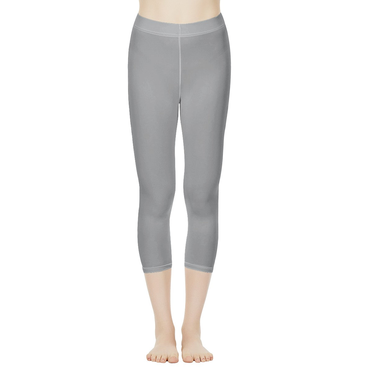 Silver Gray Women's Capris