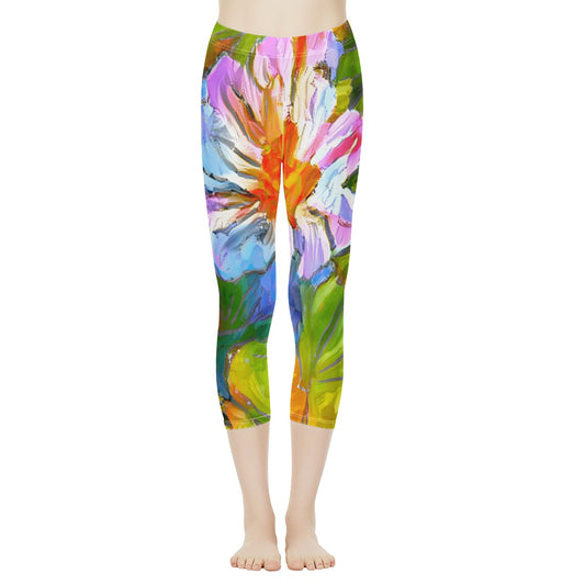 Petunia Flower Women's Capris