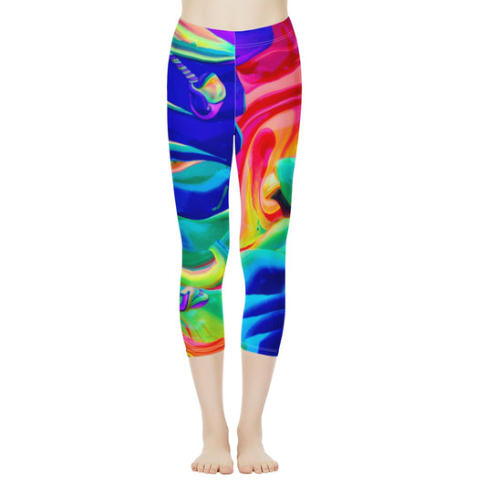 Rainbow Confusion Women's Capris