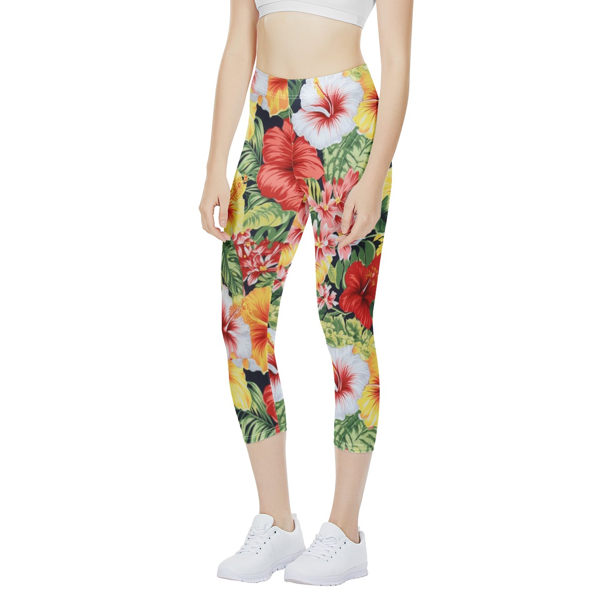 Hibiscus Women's Capris