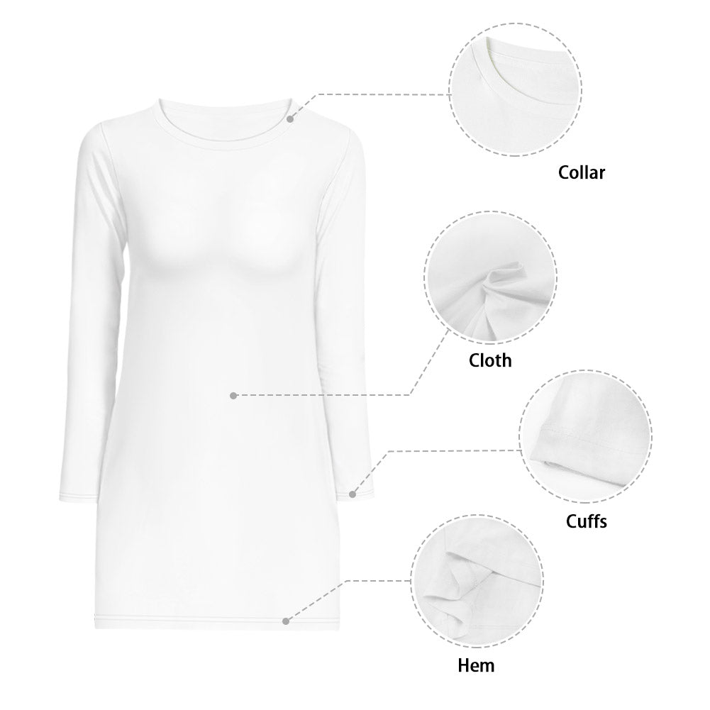 Rainbow Pride Long Sleeve Dress | Women's Colorful Striped Mini Dress with Round Neckline | Casual to Formal Wear | High-Resolution Pride Flag Inspired Fashion