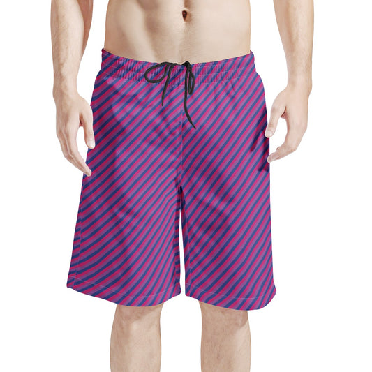 Bisexual Pride Men's All Over Print Board Shorts