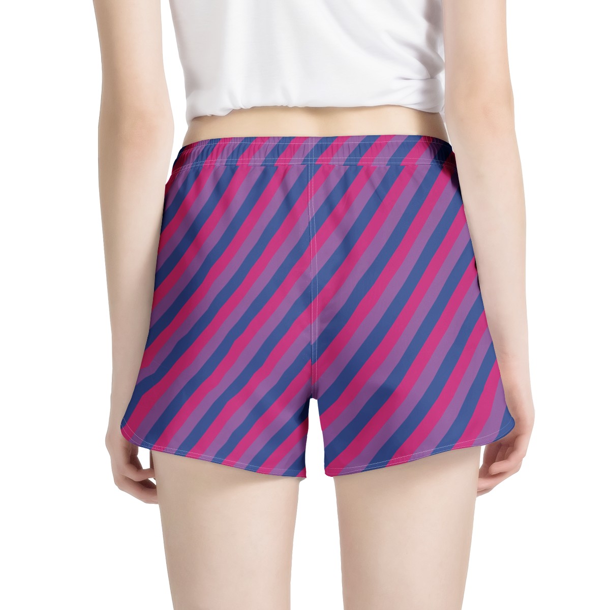 Bisexual Pride Women's All Over Print Casual Shorts