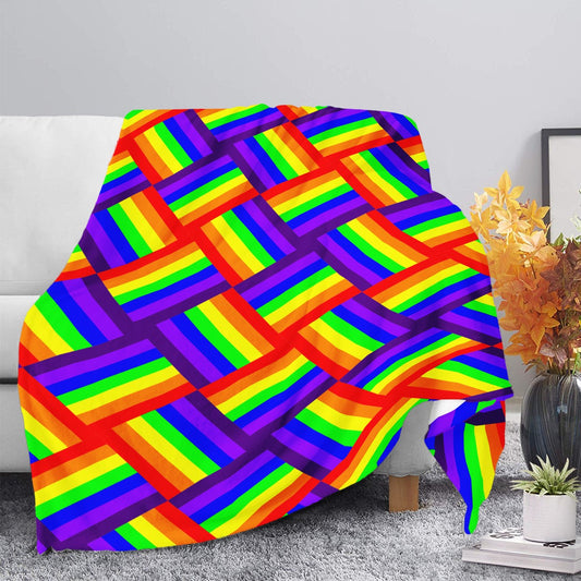 Rainbow Weave Blankets
