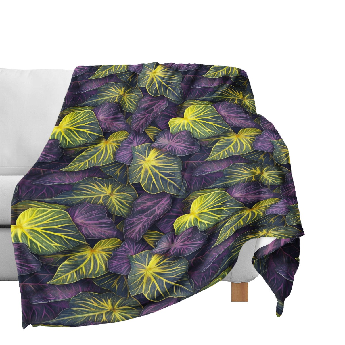 Luxtrini Iridescent Syngonium: Purple and Yellow Blankets