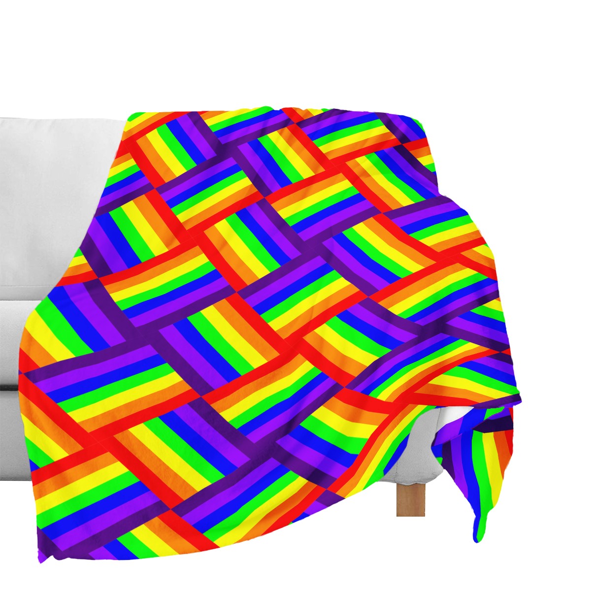 Rainbow Weave Blankets