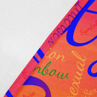 LGBTQ Word Cloud Blankets