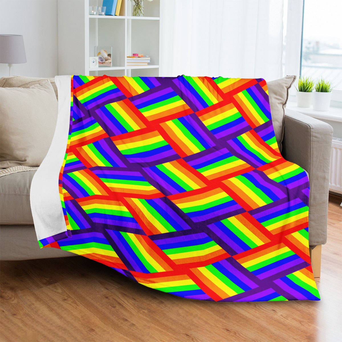 Rainbow Weave Blankets