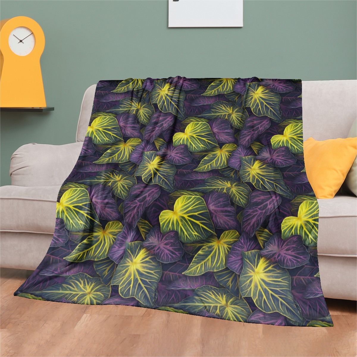 Luxtrini Iridescent Syngonium: Purple and Yellow Blankets