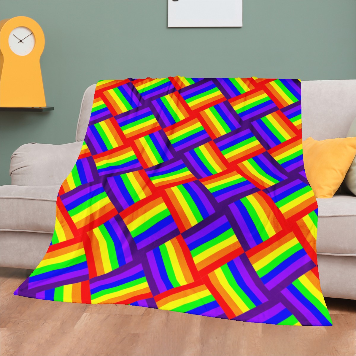 Rainbow Weave Blankets