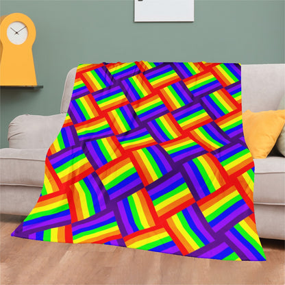 Rainbow Weave Blankets