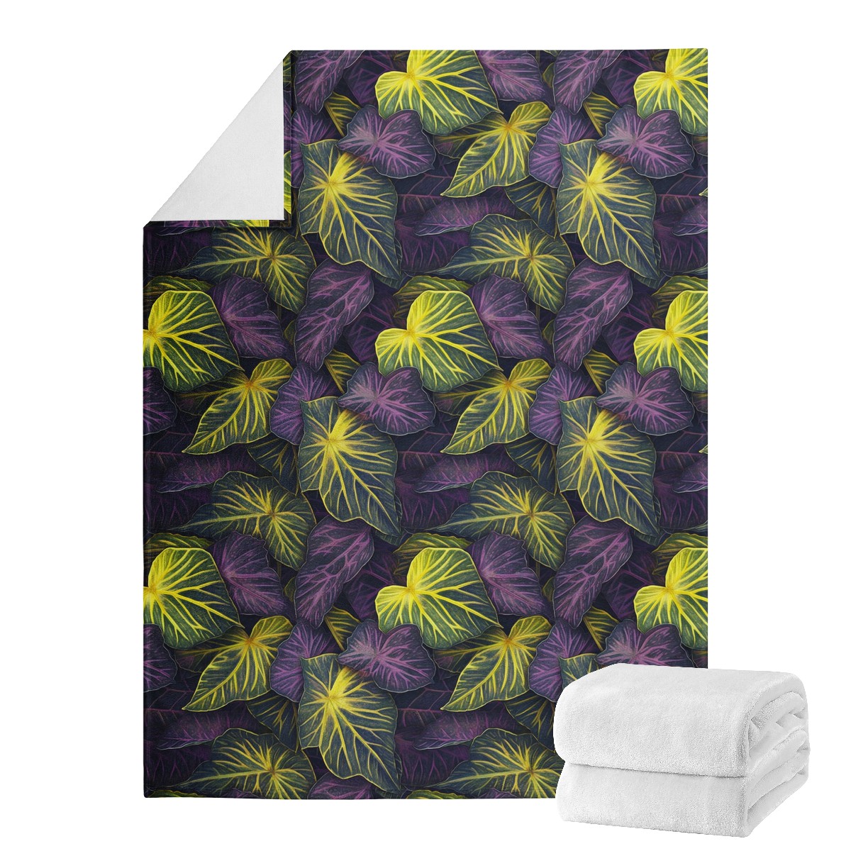 Luxtrini Iridescent Syngonium: Purple and Yellow Blankets