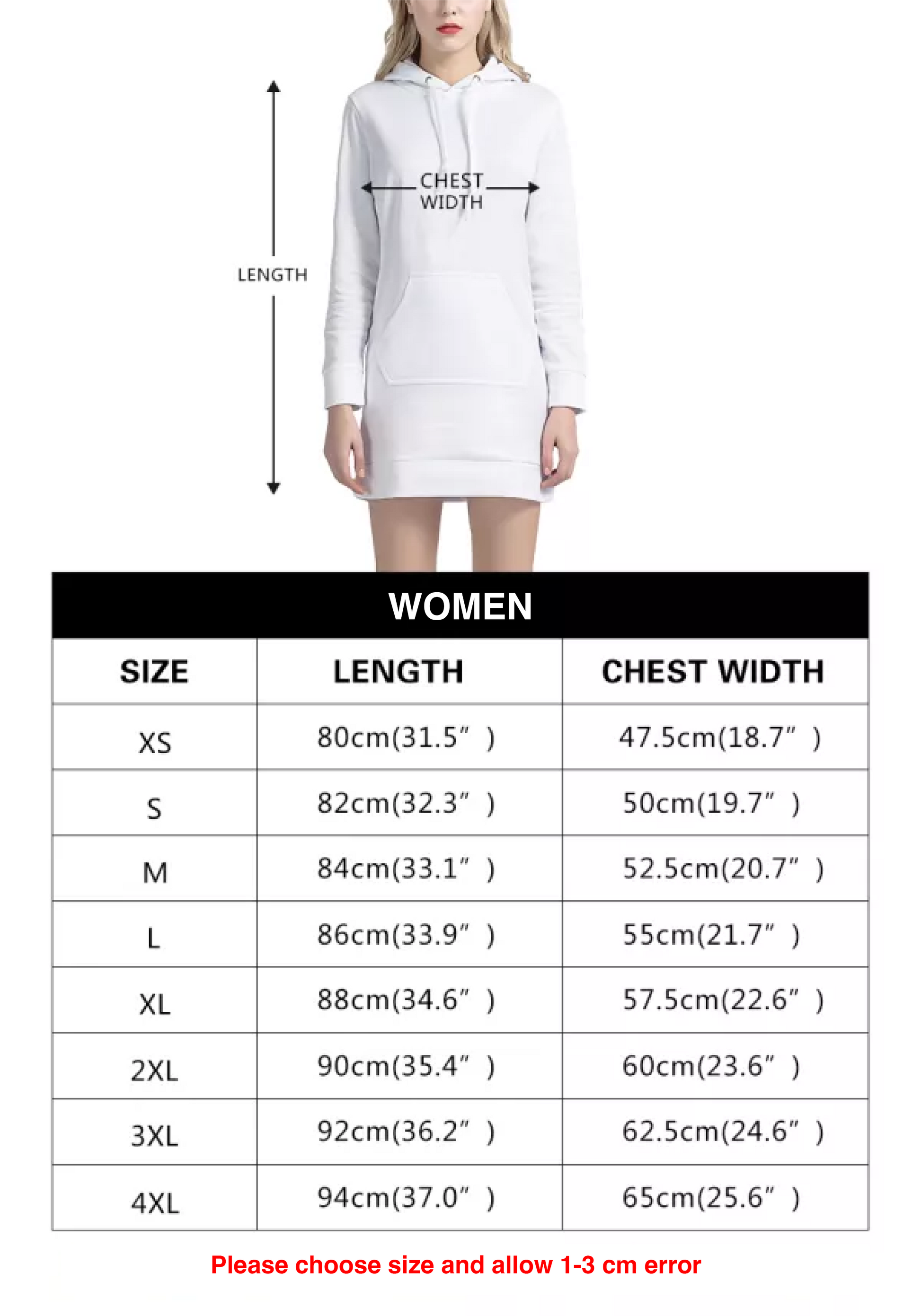 White Monstera Women's Hoodie Dress
