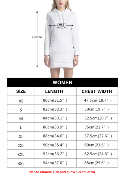 White Monstera Women's Hoodie Dress