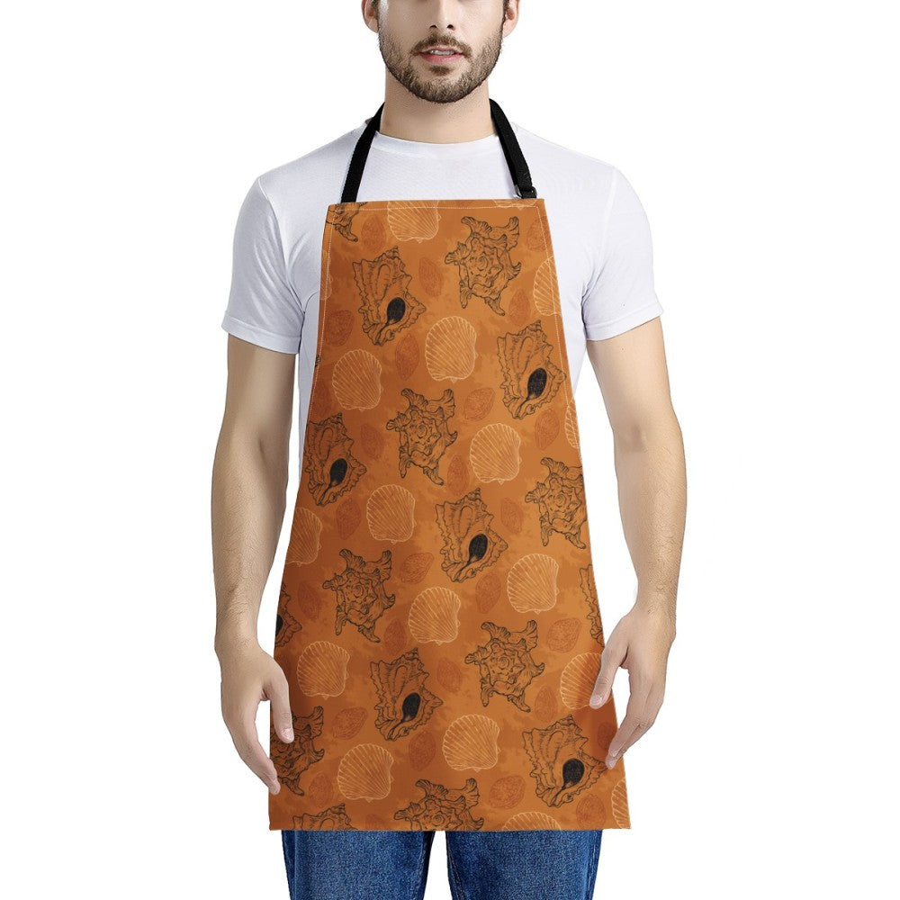 Luxtrini Seashell Ocean in Orange Apron