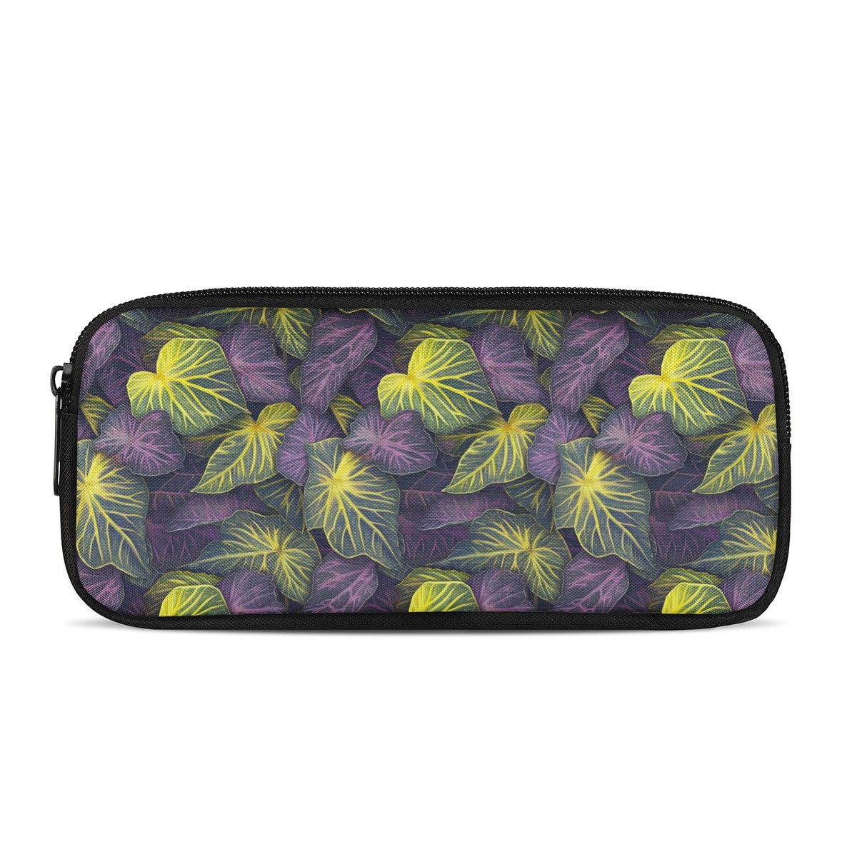 Luxtrini Iridescent Syngonium: Purple and Yellow Pencil Bags