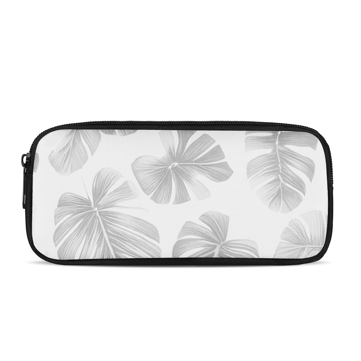 White Monstera Pencil Bags