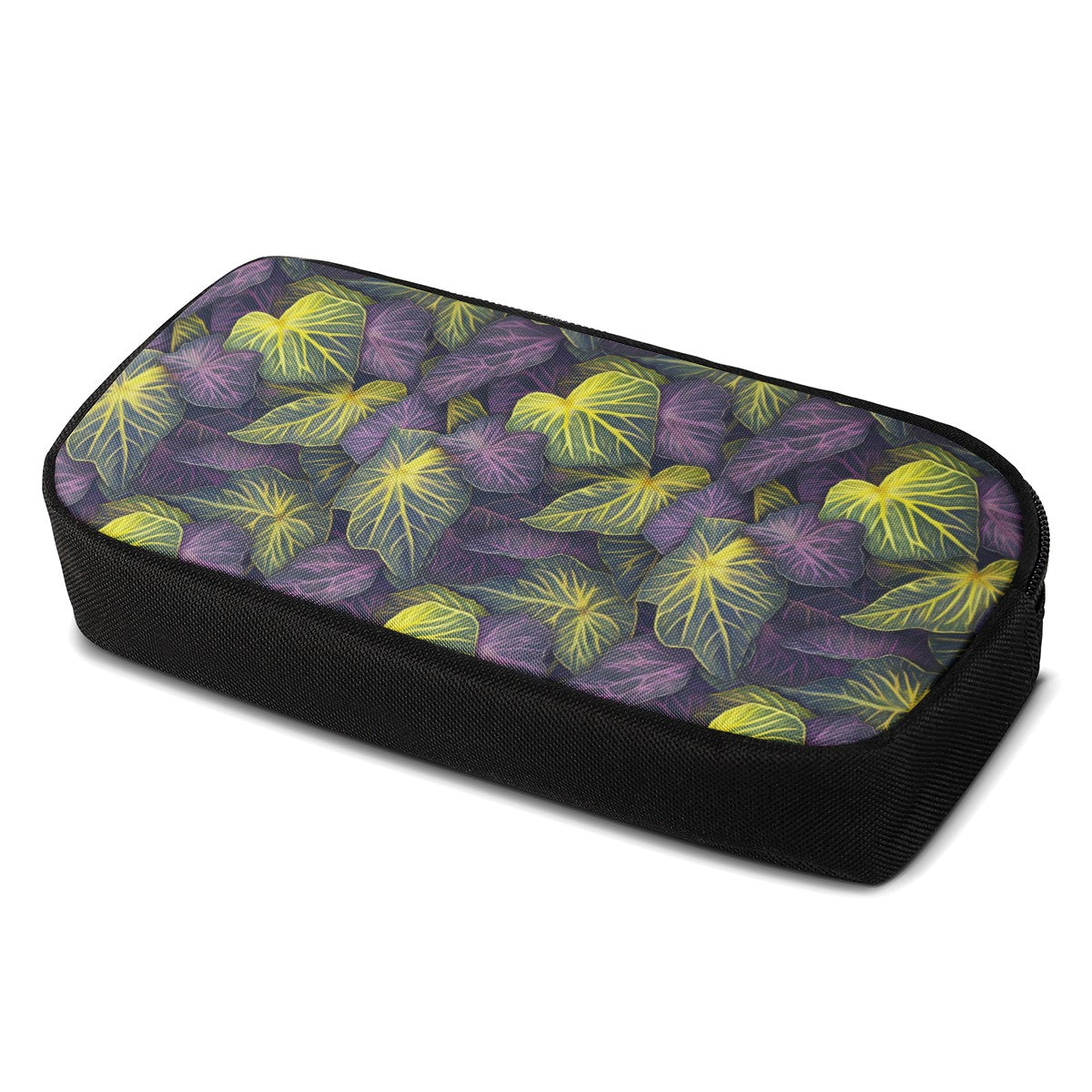 Luxtrini Iridescent Syngonium: Purple and Yellow Pencil Bags