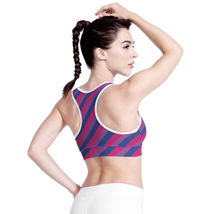 Bisexual Pride Women Sports Bras