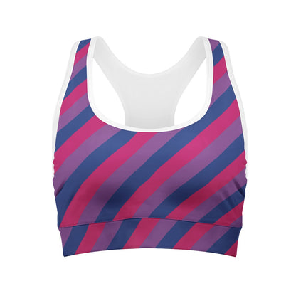 Bisexual Pride Women Sports Bras