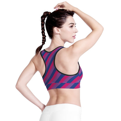 Bisexual Pride Women Sports Bras