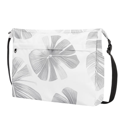 White Monstera New Messenger Bag