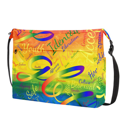 LGBTQ Word Cloud New Messenger Bag