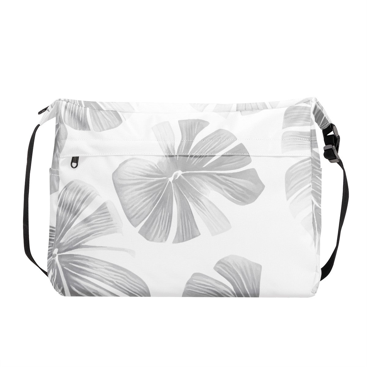 White Monstera New Messenger Bag