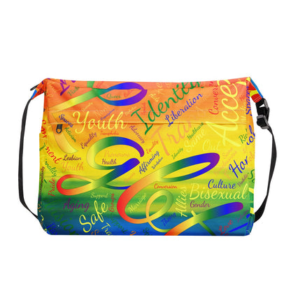 LGBTQ Word Cloud New Messenger Bag