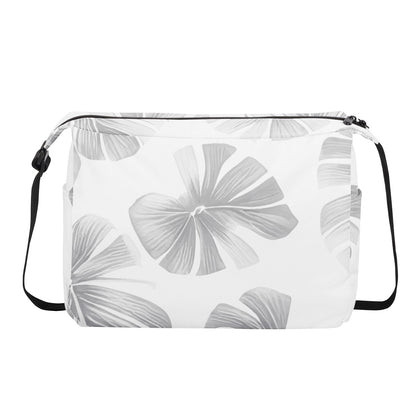 White Monstera New Messenger Bag