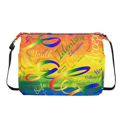 LGBTQ Word Cloud New Messenger Bag