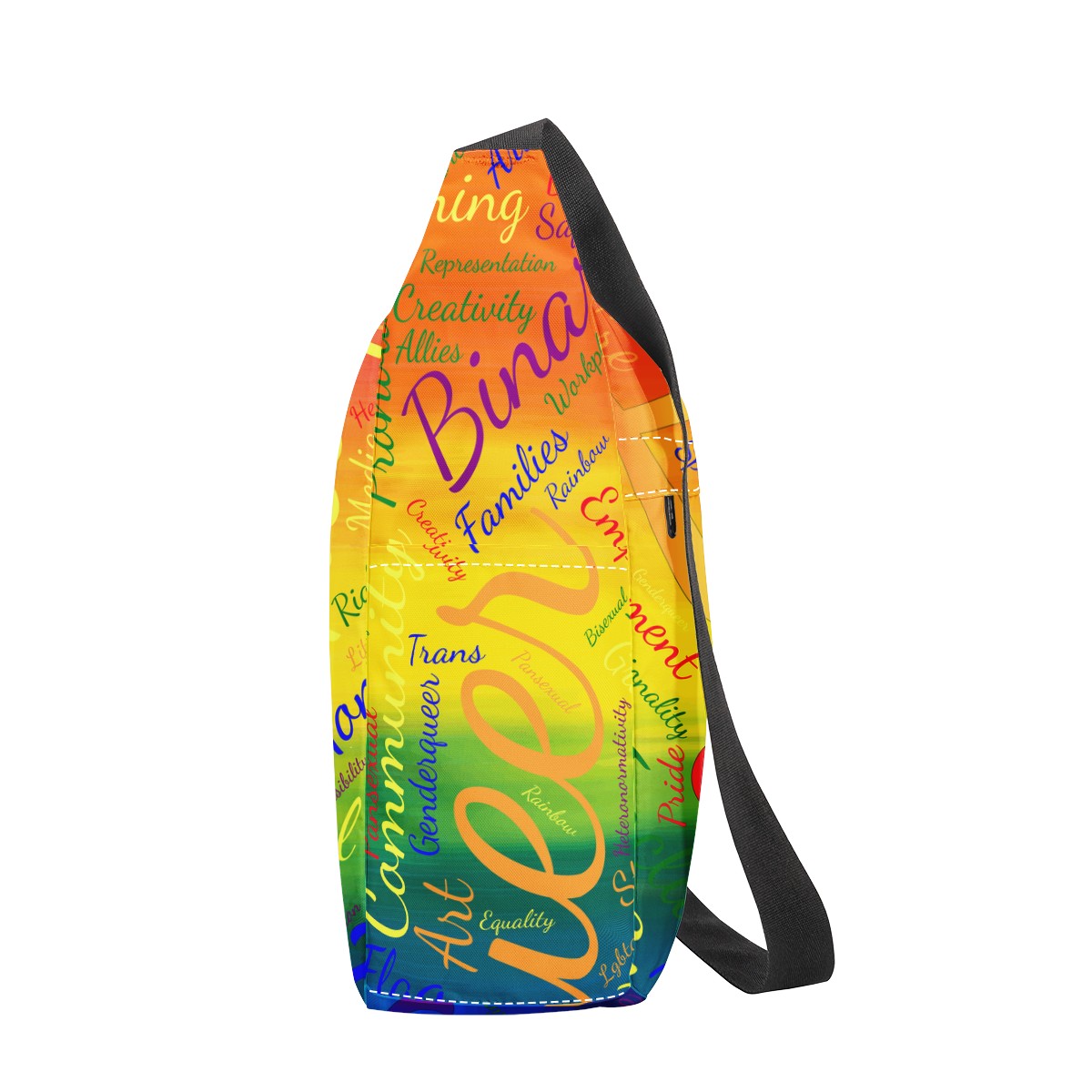 LGBTQ Word Cloud New Messenger Bag