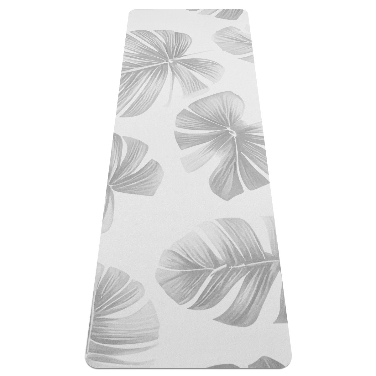 White Monstera Yoga Mat