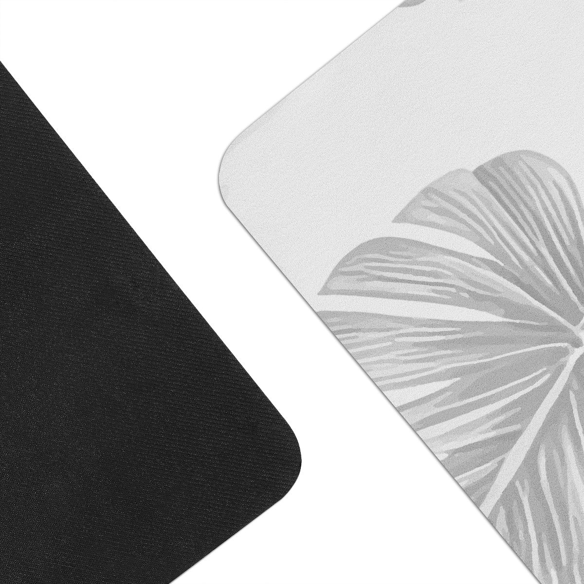 White Monstera Yoga Mat Women ONESIZE