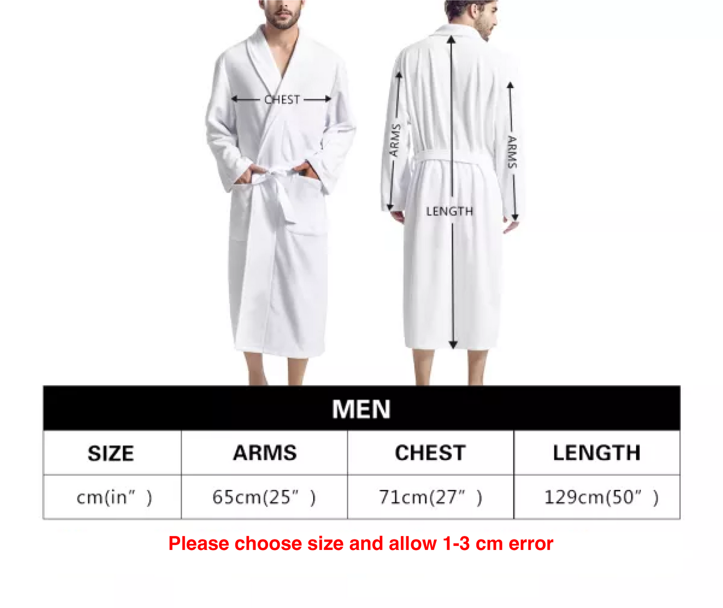 LGBTQ Word Cloud Men's Bathrobe