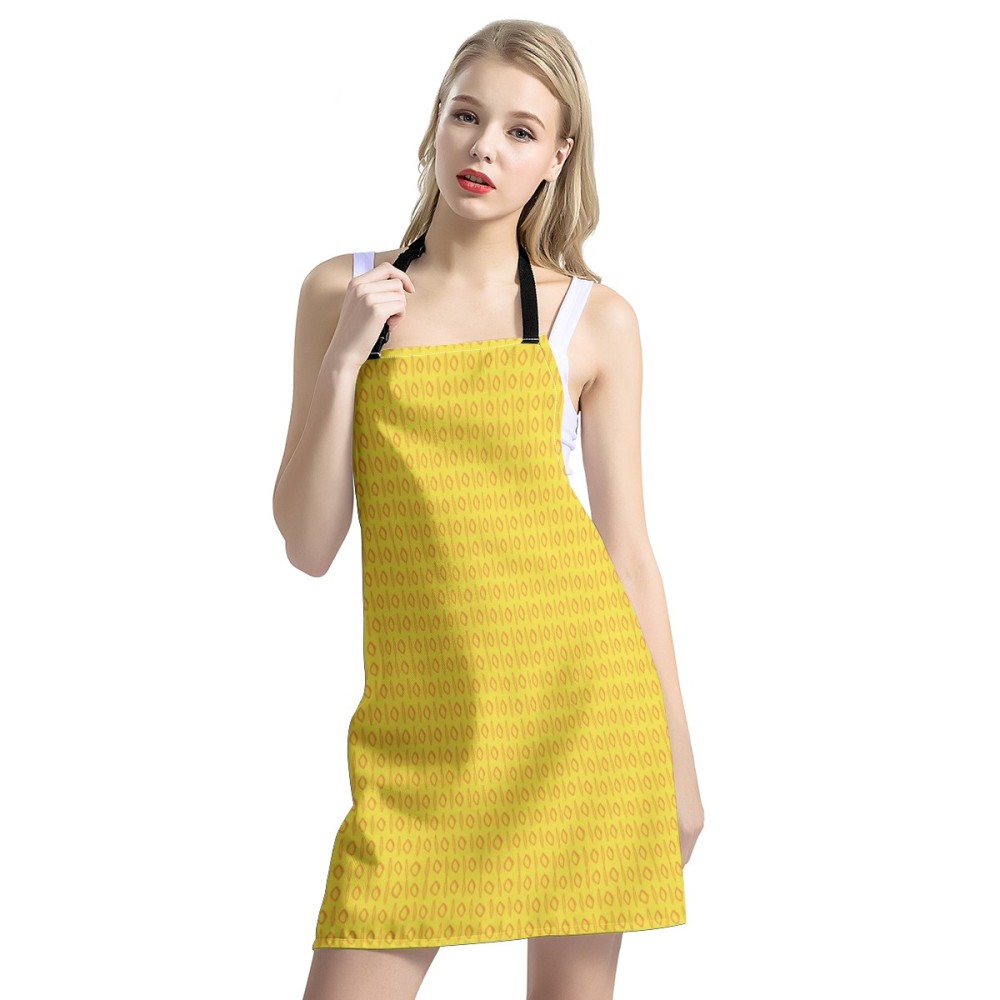 Luxtrini African | Ethnic | Mudcloth | #14 Yellow Apron