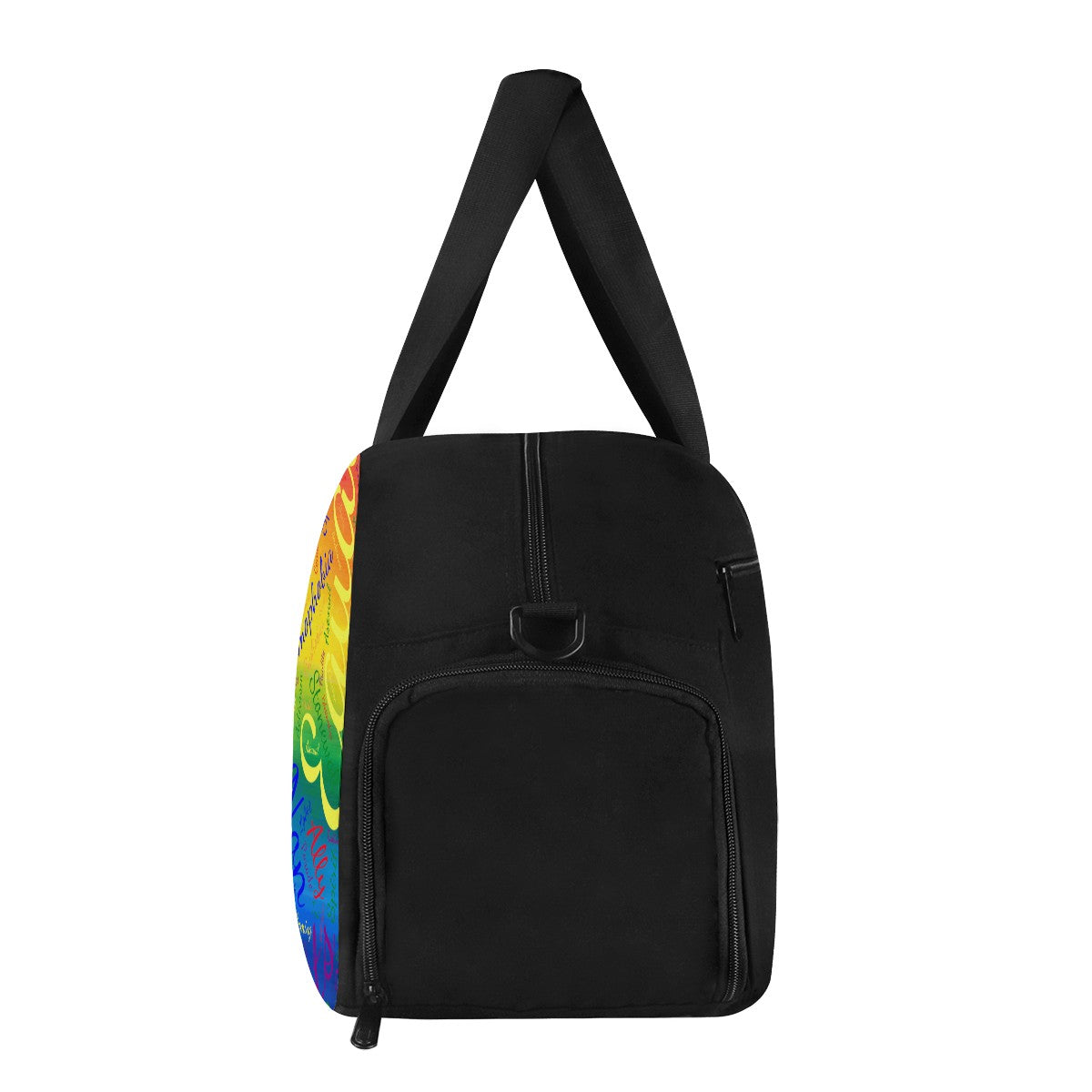 LGBTQ Word Cloud Travel Luggage Bag