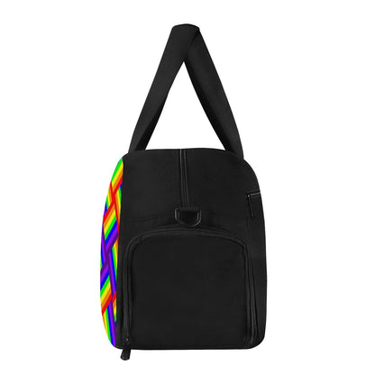 Rainbow Weave Travel Luggage Bag