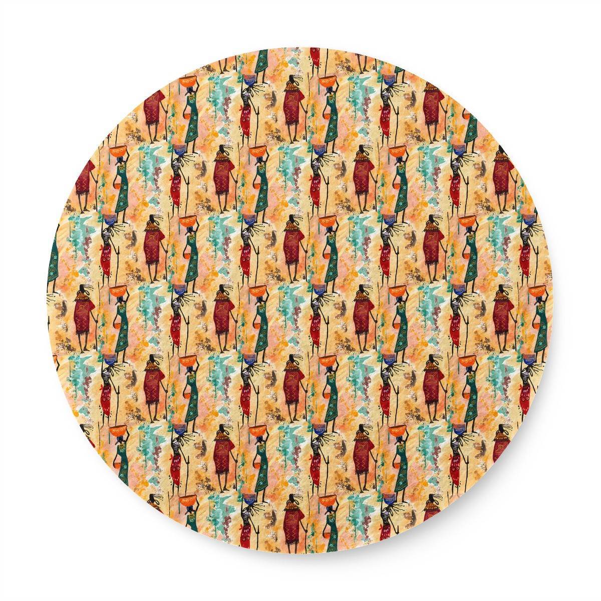 6 Pieces Cup Mats Set - Coasters - Tribal pattern Universal ONESIZE